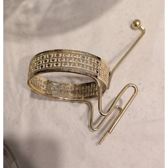 Anchor Hocking Vintage Chip & Dip Bowl Set Grapevine Design salsa 1970s - Picture 15 of 16